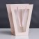 Package-carrier for flowers 18 × 14 × 35 x 28 cm, pink