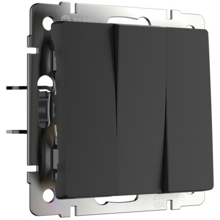 Three-valve switch WL08-SW-3G, black color-1