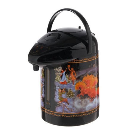 Thermopot "Vasilisa" VA-5003, 2.8 l, 820 watts, black with a pattern