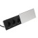 Block Roset into the table, sliding cover, 10a, 3 sockets, wire 1.8 m, silver