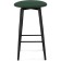 Haric gangtock stool spinning emerald, metal/velor, black/green 36x36x64 cm