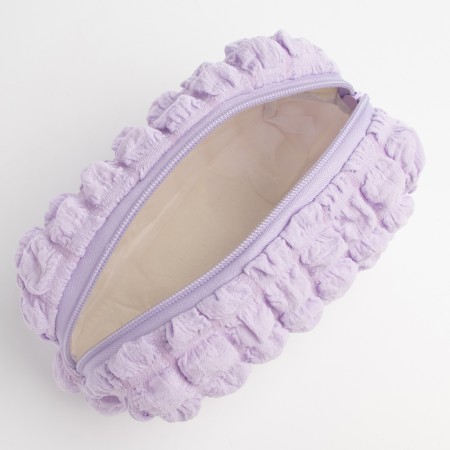 Lightning cosmetic bag, lilac color-2