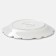 Porcelain dining plate Magistro "Rose", D = 22.5 cm, white color