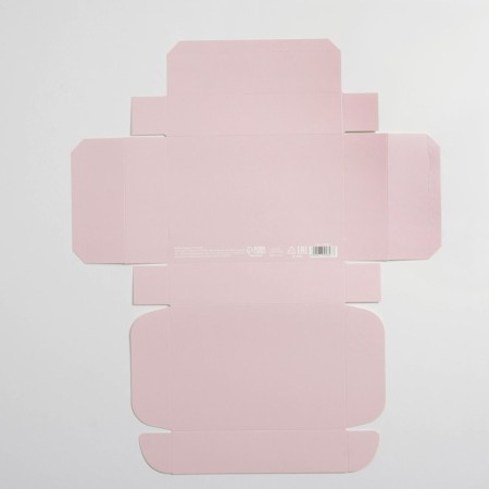 Gift folding box, packaging, "pink", 21 x 15 x 5 cm-3
