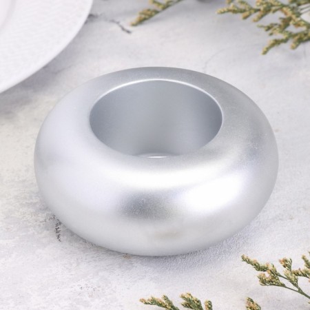 Complementary "Complete. Marble" from gypsum large, 11x5cm, silver-1