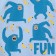 Sandwheel Kroshka Me "Fun", Blue, Height 62-68 cm