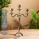 Aluminum "target" for 3 candles 9.5x22x35 cm