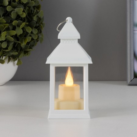 Spinker "Candle in the flashlight" LED 1W battery AG13 white 6.4x6.4x14cm Risalux-1