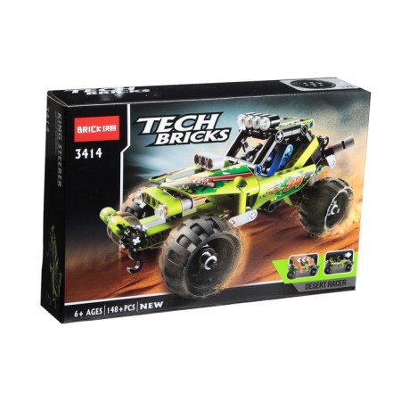 Designer with an inertial mechanism "Jeep-Rally", 148 parts-4