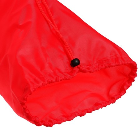 A bag for shoes and balls 360 x 220 mm, round bottom D 220 mm, calligrata (soft polyester, density 210 D), red-4