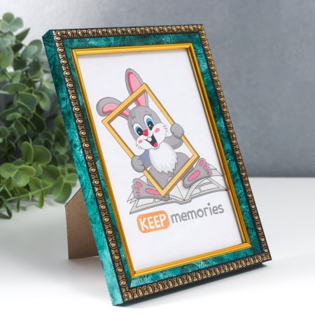 Photo frame plastic 10x15 cm 985 malachite-1