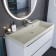 Quartz sink Uperwood Classic Quartz, 100 cm, beige matte, lin