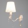 Bra Adele 1HE14 40W white with a golden patina 26x15x26 cm