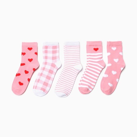Set of female socks KAFTAN "everything will come true" size 36-39 (23-25 ​​cm), 5 pairs-2