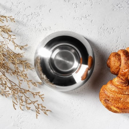 A stainless steel bowl with double walls "Trefort", 500 ml, D = 15 cm-5