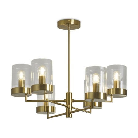 Suspended lamp Freya Fr5426PL-06BS CLIP, 500x500 mm, E14, 6x40W, brass color