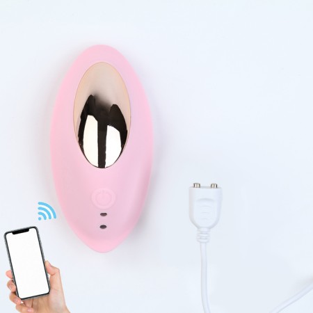 Clital vibrator in panties, with a vacuum-wave stimulant, ARR, ZU USB, pink-2