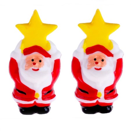 Miniature Puppet "Santa Claus with a star", set 2 pcs., Size 1 pc. - 3.7 × 2.3 cm-4