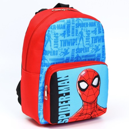 A backpack with a pocket, 22 cm x 10 cm x 30 cm "Spider-Men", Spider-Man-1