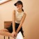 Female wicker cap minaku black color, river 58