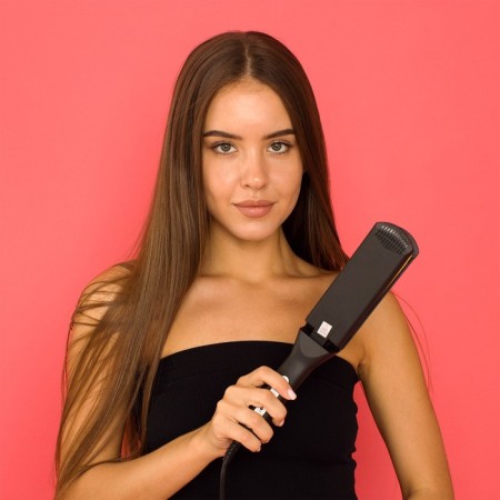 Multistailer Luazon LW-50, 50 W, ceramic-turmaline, 4 nozzles, reg. t, up to 200 ° C, black-1