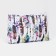 Cosmetic bag with lightning, white/multi -colored color