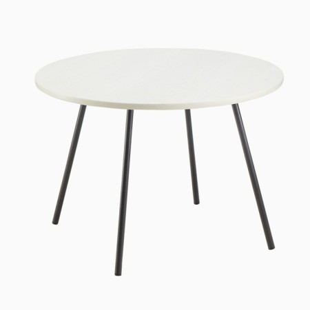 Coffee table "Standard", white ash, d = 650 mm