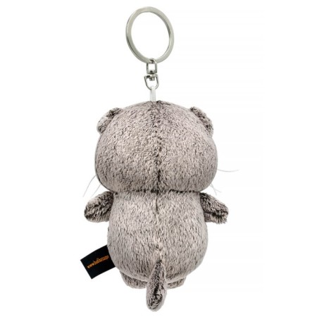 Keychain - Children's soft "bass with a voluminous bow", 15 cm-2