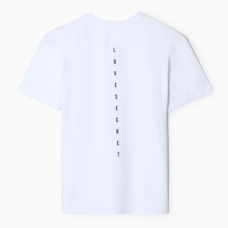 T-shirt female, white color, size One size (42-46)-3