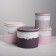 Set of boxes 4 in 1, gift packaging, “marble”, 14 x 14 x 13 - 20 x 20 x 17.5 cm