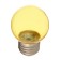 LED lamp, G45, E27, 1.5 W, for BelT-LITA, transparent, yellow, set 10 pcs
