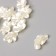 Beads for creativity plastic "Pearl flower" set 10 pcs 2x2.4 cm