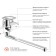 IDDIS StOSB00i10wa bath mixer, long spout, chrome