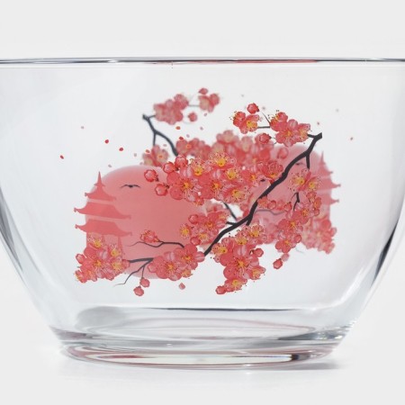 Salad “Sakura Vetochka”, glass, 1750 ml, in gift packaging-1