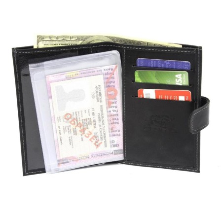 O-179 driver wallet, button, black pulp-2
