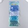 Beads for creativity tree "Heavenly Gamma" d-0.8 cm, 4 colors x 10 g