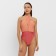 Swimsuit female adhesive minku orange color, size 44