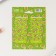 A set of magnetic bookmarks 2 pieces "Avocado"
