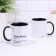 Named mug, sublimation "Ihihiga", black bottom