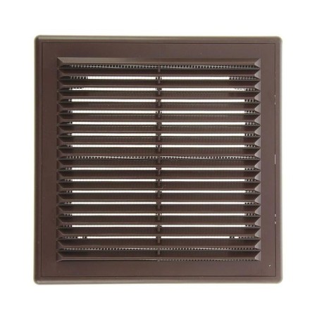 Ventilation grate Era 2121 r, 208x208 mm, brown color