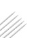 Nosyki aluminum knitting needles 20 cm/3.5 mm coated
