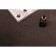Plush mat Sofi de Marko, size 150x150 cm, chocolate color