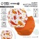 A set of reusable diapers "Krabik", 3-8 kg, white, orange color, 2 pcs., I crush me