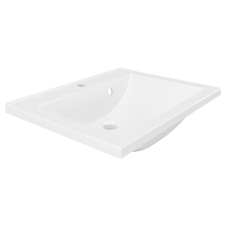 Paola Roma sink, half -surgical, 58 cm, rectangular
