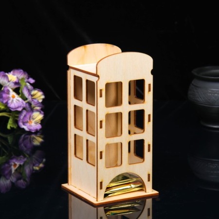 Tea house "Telephone booth", 20 × 10 × 10 cm-1