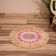 Wicker rug round 50 cm