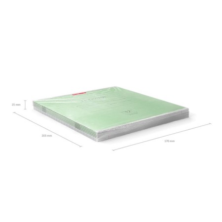 Notebook of 12 sheets in the Erichkrause Class "Classic", cover coated cardboard, offset block, green-8