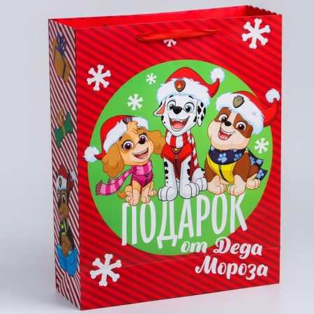New Year. Gift package, 31x40x11 cm, packaging, puppy patrol-1