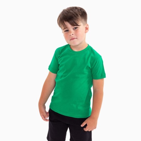 T -shirt for children, green color, height 152 cm-2