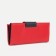 Women's wallet on magnet, red color